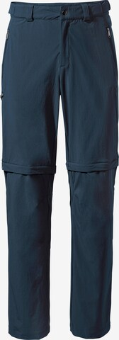 VAUDE Regular Outdoor Pants 'Farley' in Blue: front