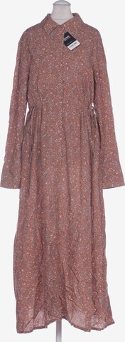 Cream Dress in S in Brown: front