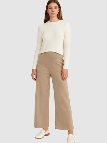 VERO MODA Wide leg Pants '10334289' in Beige: front