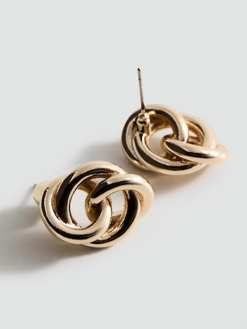 MANGO Uhani 'SOL' | zlata barva