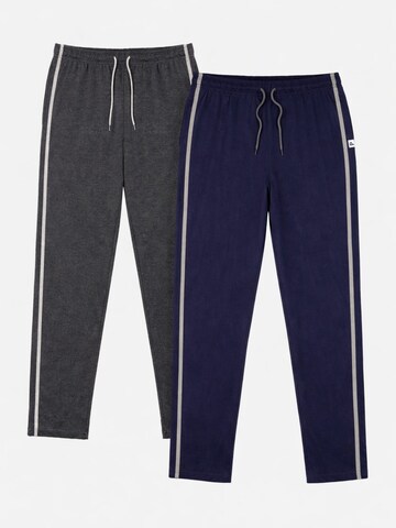 PANTONECLO Pajamas long 'Pantoneclo Men’s Night Wear Long Pajama- 2 PCS' in Blue: front