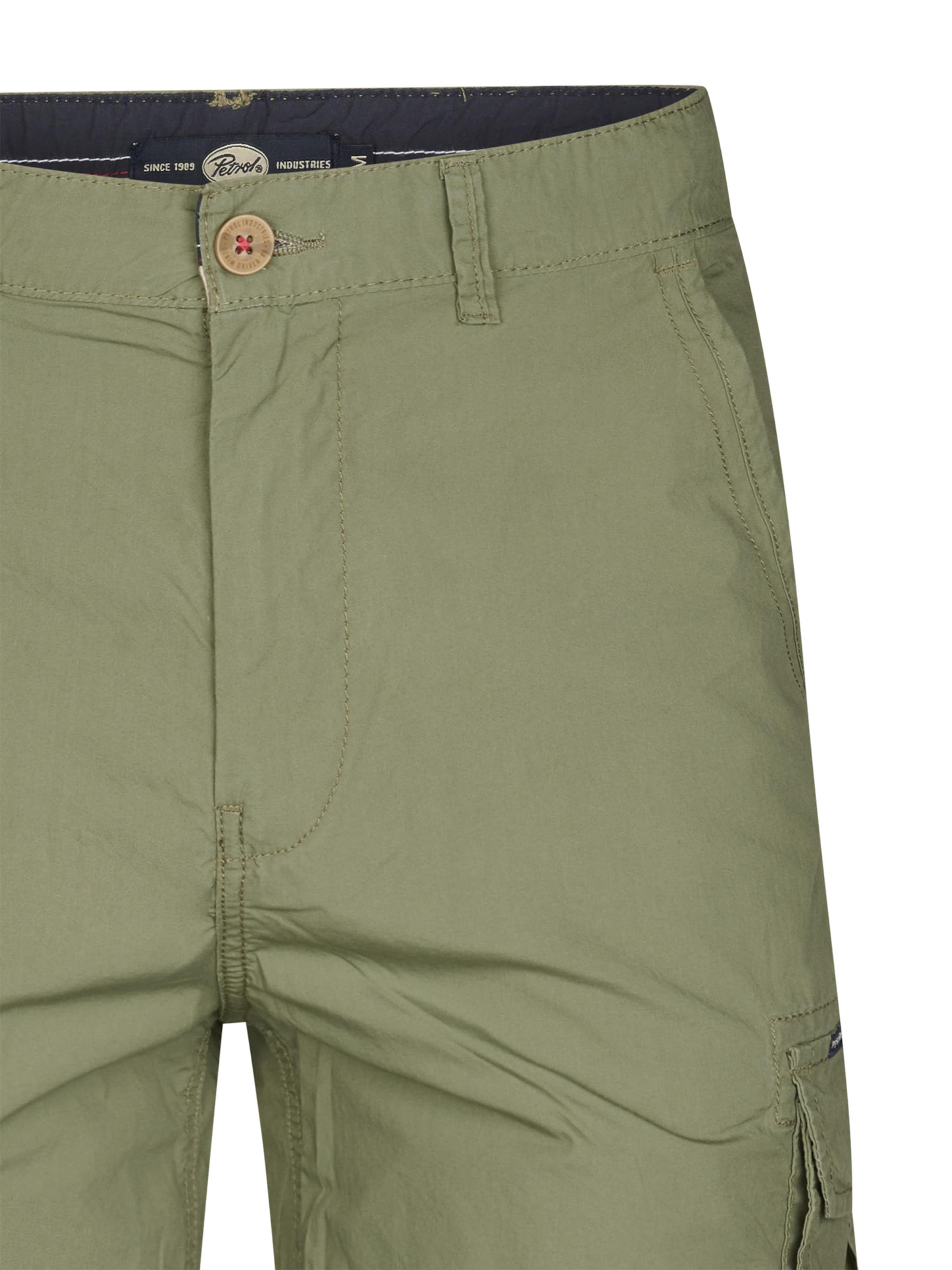 Petrol Industries Regular Cargo Pants in Green