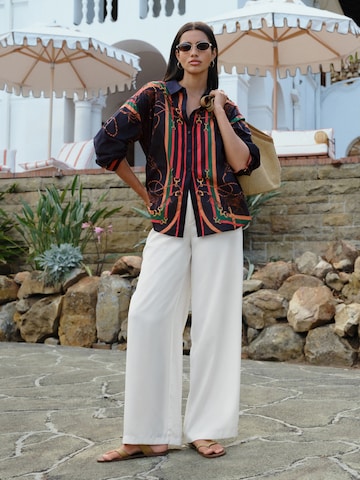 Next Wide leg Broek in Beige: voorkant