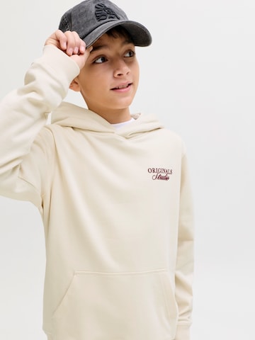 Jack & Jones Junior Sweatshirt 'JORNORREBRO' in Weiß