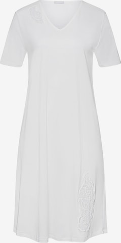 Hanro Nachthemd ' Anne ' in Wit: voorkant