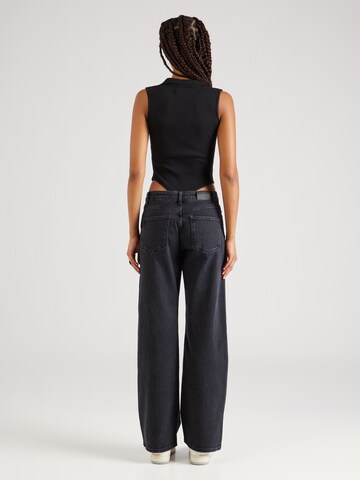 PULZ Jeans Wide leg Jeans 'VEGA' i svart