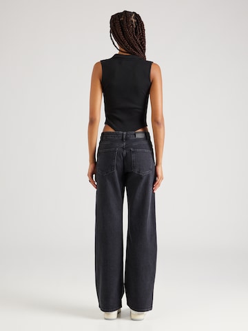 PULZ Jeans Wide leg Τζιν 'VEGA' σε μαύρο