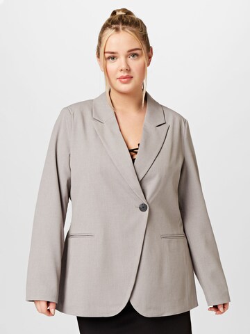 Vero Moda Curve - Blazer 'Rieloa' en gris: frente