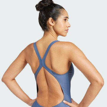 ADIDAS PERFORMANCE Bralette Active Swimsuit '3 Bar' in Blue