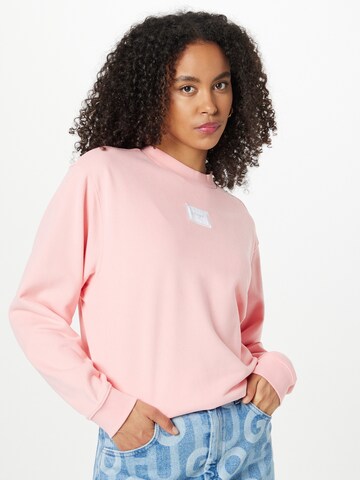 HUGO Sweatshirt 'Demorola' in Pink: predná strana