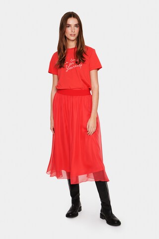 SAINT TROPEZ Rok 'Coral' in Rood