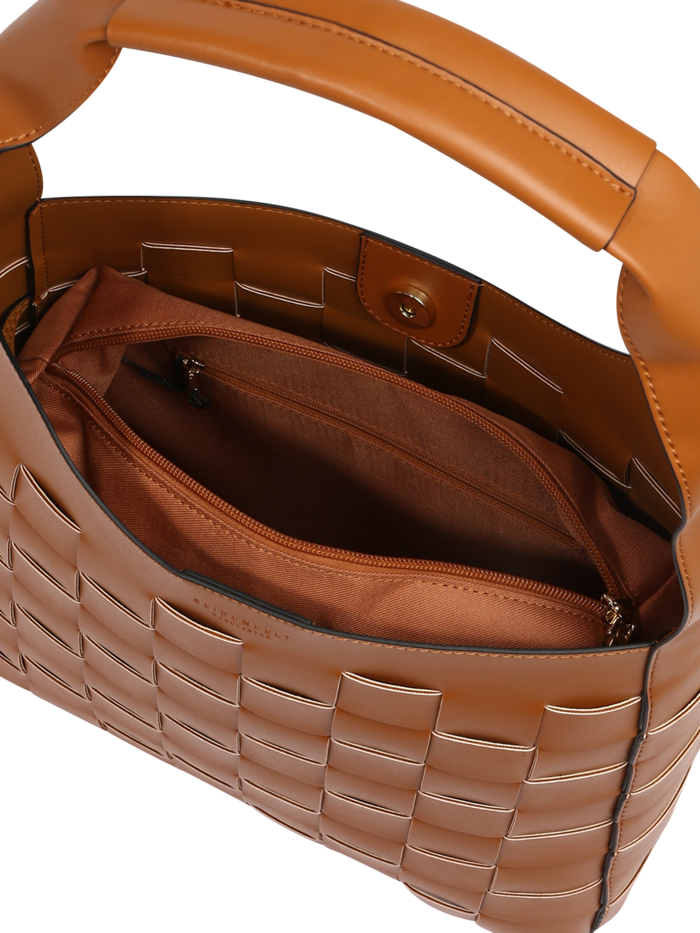 Frauen Taschen & Rucksäcke Seidenfelt Manufaktur Schultertasche in Karamell - TJ96336