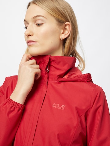 JACK WOLFSKIN Outdoor jacket 'Stormy Point' in Red