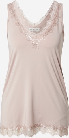 rosemunde Top in Roze: voorkant