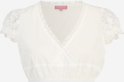 Krüger Madl Blouse folklorique en blanc cassé, Vue avec produit