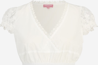 Krüger Madl Blouse folklorique en blanc cassé, Vue avec produit