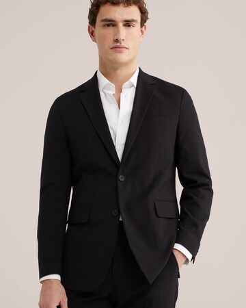 WE Fashion Slim fit Σακάκι για το γραφείο σε μαύρο: μπροστά