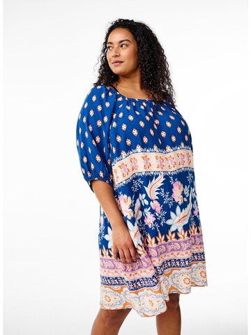 Swim by Zizzi Strandjurk 'Scami' in Blauw: voorkant