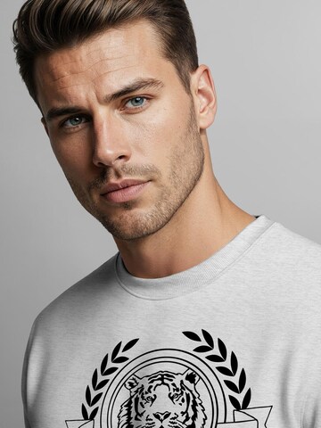 Neverless Sweatshirt 'Old School' in Grey