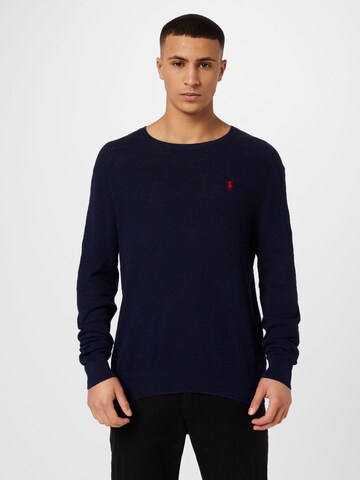 Pull-over Polo Ralph Lauren en bleu : devant