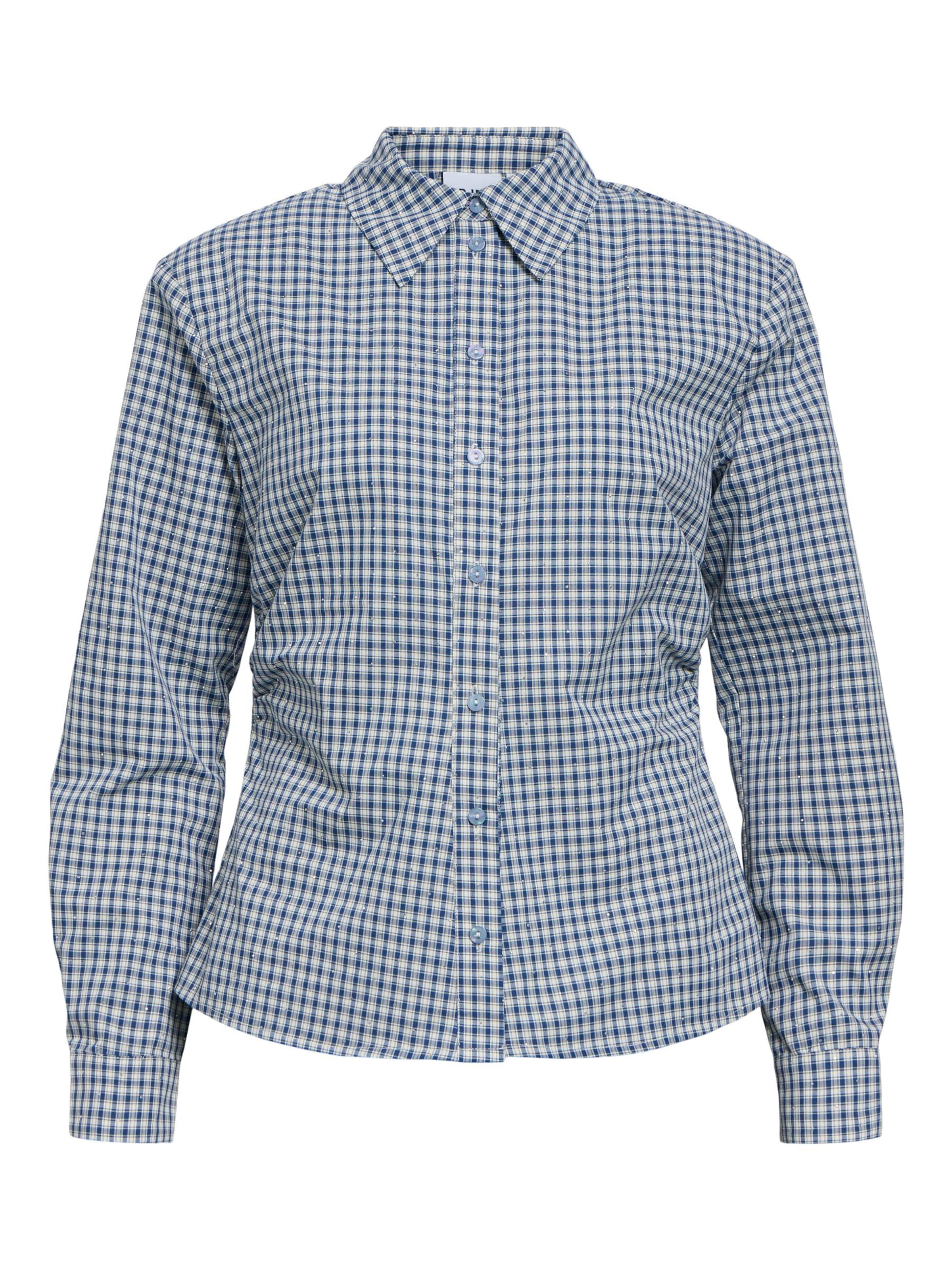 OBJECT Blouse 'OBJJODIE' in Blauw: voorkant