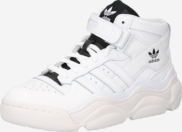 Baskets hautes 'Forum Millencon' ADIDAS ORIGINALS en blanc : devant