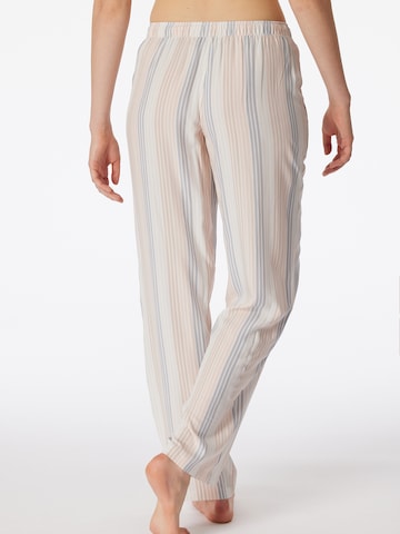 SCHIESSER Pajama Pants ' Mix+Relax ' in Beige