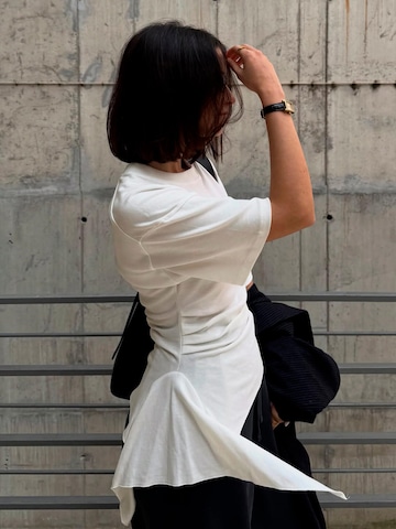 Bershka Shirt in White