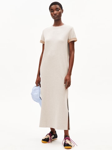 Robe 'Un-Wasted' ARMEDANGELS en beige : devant