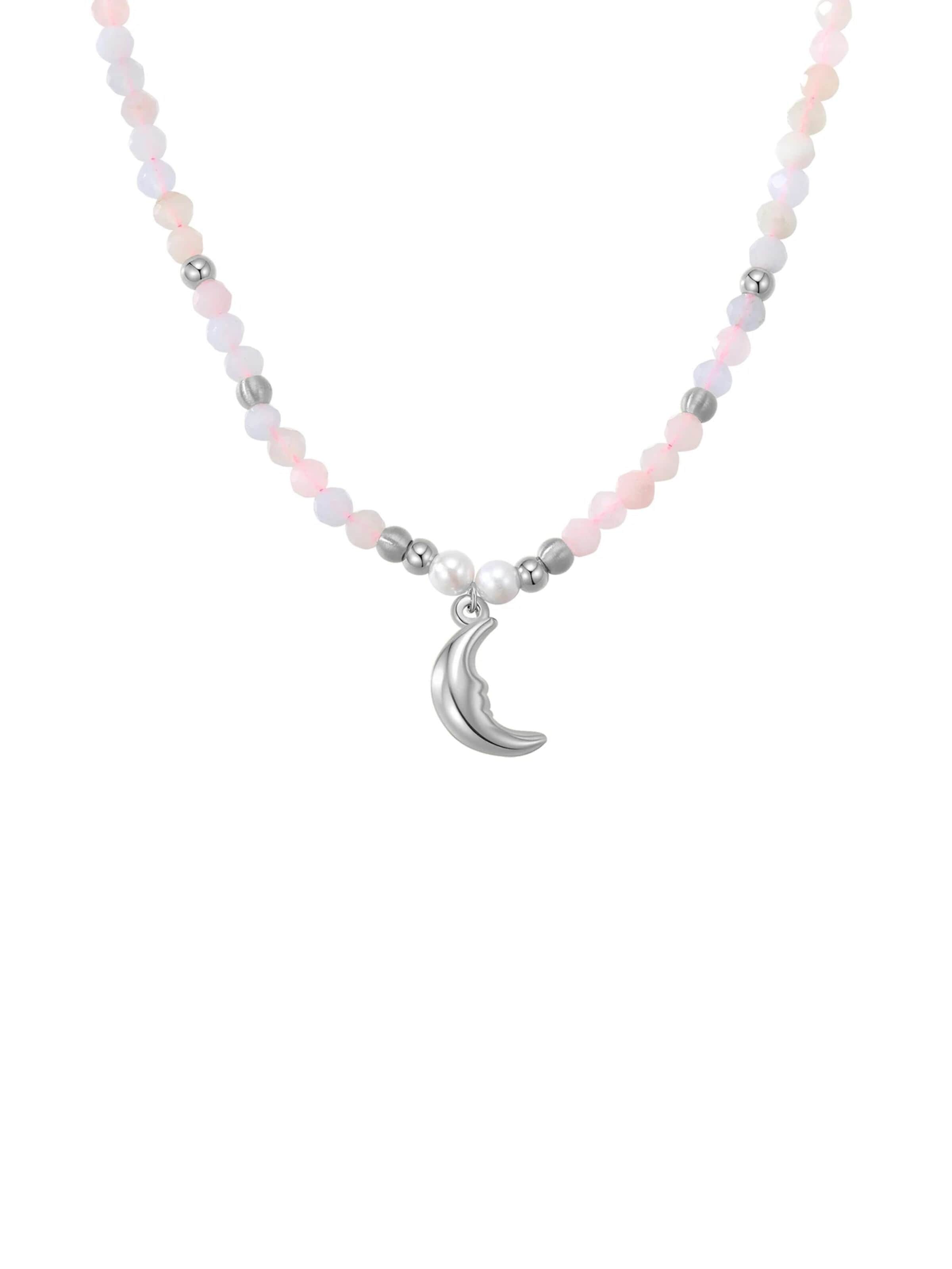 Collana 'Moon' di Hey Happiness in argento