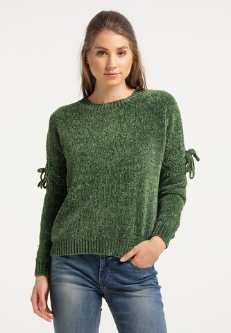 IZIA Sweater in Green: front