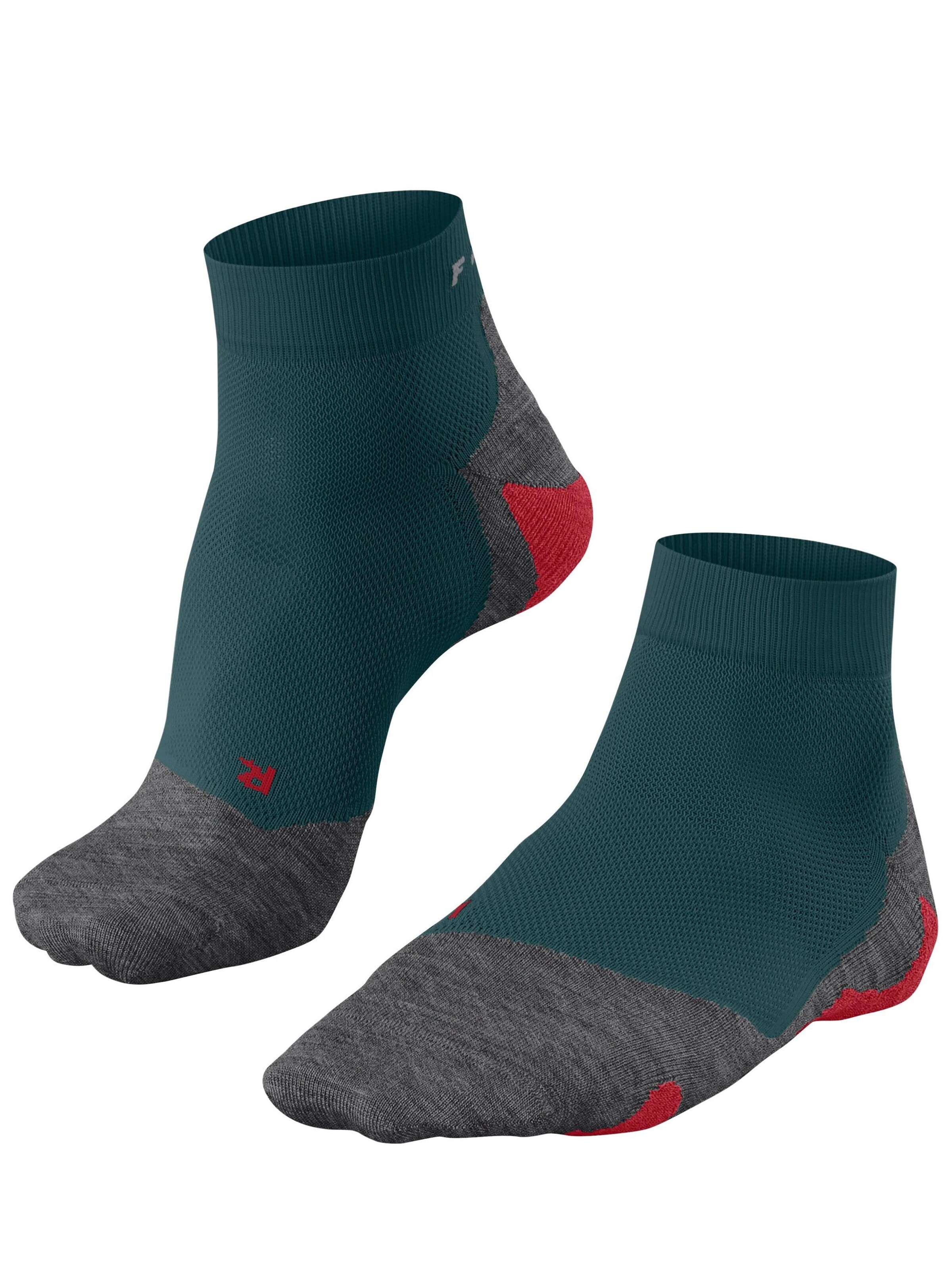 FALKE Athletic Socks 'RU5 Race Short' in Blue: front