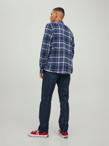 Coupe regular Chemise 'Classic' JACK & JONES en bleu