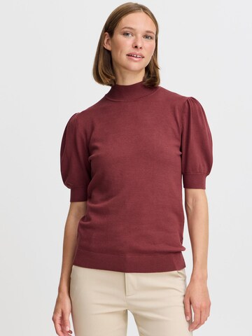 b.young Pullover 'Morla' in Braun: Vorderseite