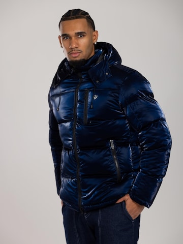 YVZ Denim Winter jacket 'Nebula' in Blue
