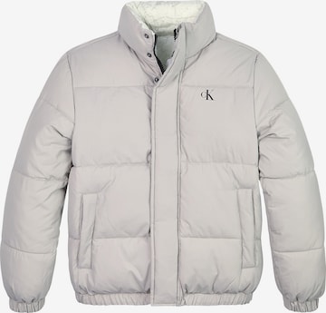 Calvin Klein Jeans Winter jacket 'Reversible Marble AOP' in Grey