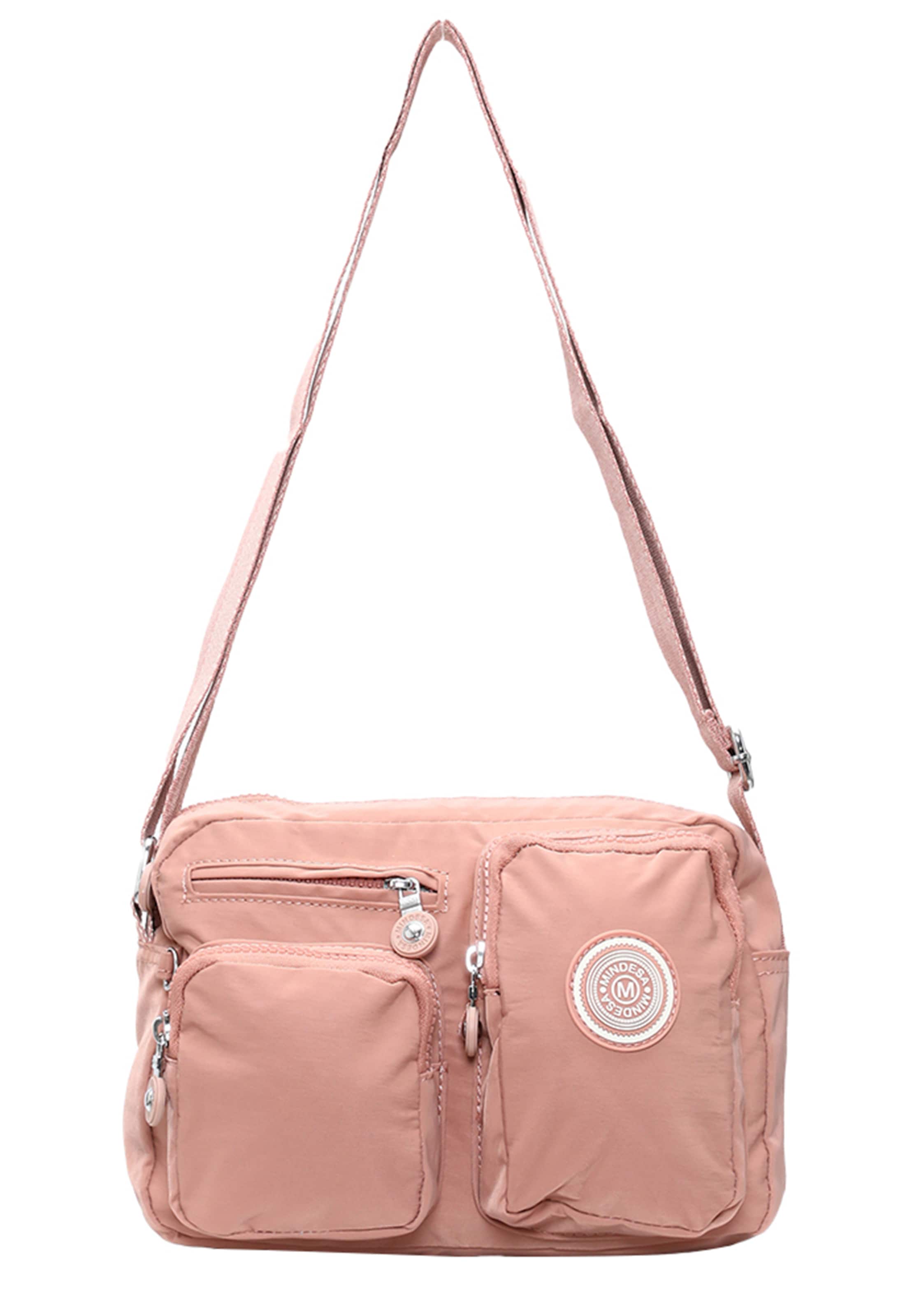 Mindesa - Mala de ombro em rosa: frente