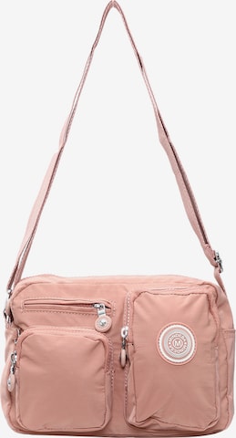 Mindesa Schoudertas in Roze: voorkant