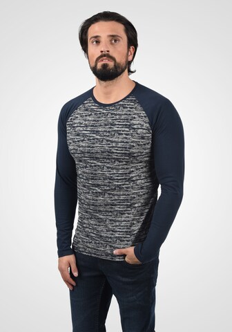 !Solid Shirt 'Mevan' in Blue: front