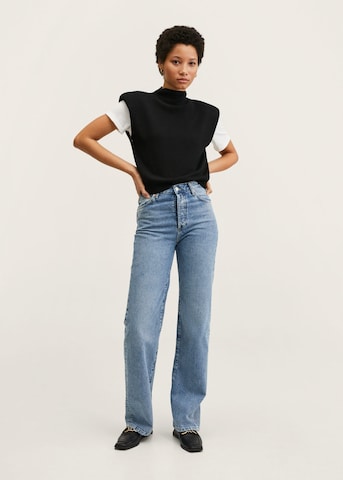 MANGO Wide Leg Jeans 'Kaia' in Blau