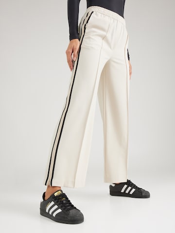Wide leg Pantaloni di Marks & Spencer in beige: frontale