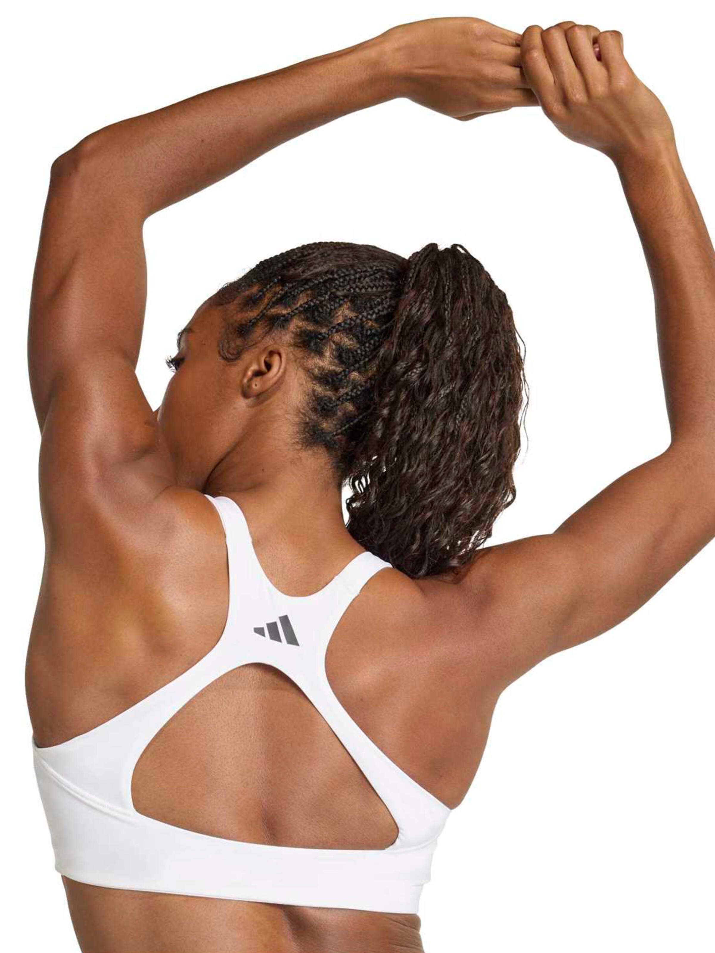 Bustier Soutien-gorge de sport 'OPT 3S' ADIDAS PERFORMANCE en blanc