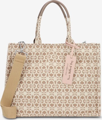 Borsa a mano 'Never Without' di Coccinelle in beige: frontale