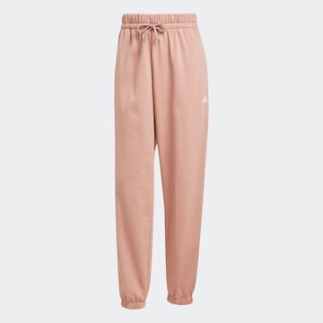 ADIDAS SPORTSWEAR Tapered Workout Pants 'Essentials' in Pink: front