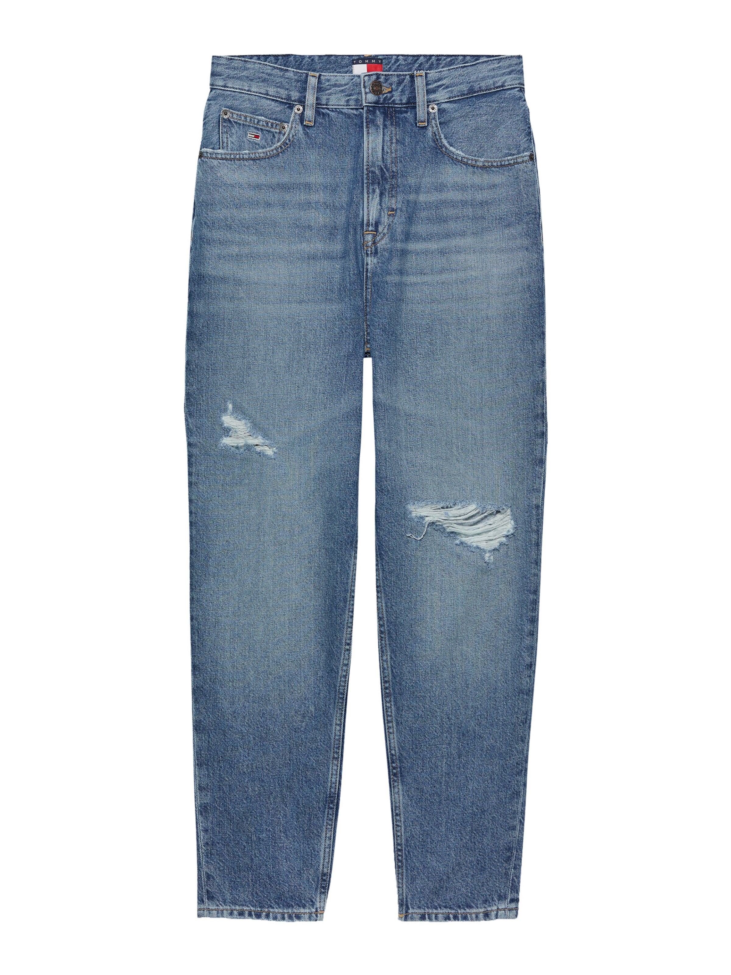 Tommy Jeans Alt kitsenev Teksapüksid, värv sinine: eest vaates