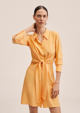 MANGO Shirt Dress 'Nikita' in Orange: front