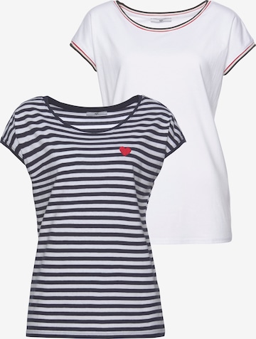 AJC Shirt in Blau: Vorderseite