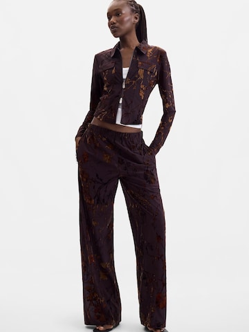 Desigual Loosefit Housut värissä punainen