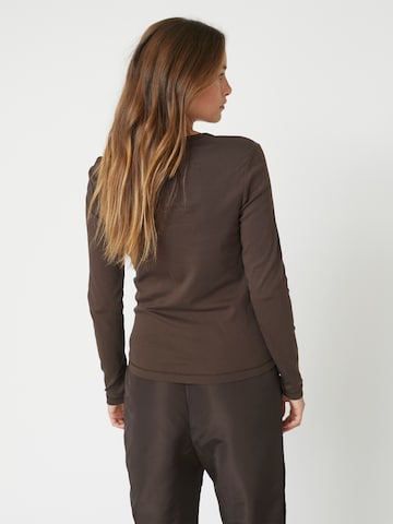 Maglietta 'Granny' di co'couture in marrone