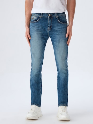 LTB Skinny Jeans 'Joshua' in Blauw: voorkant